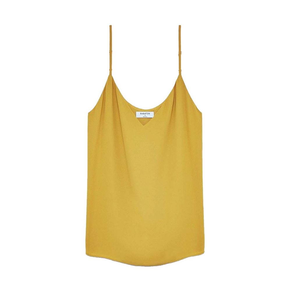 Aritzia Babaton Everly yellow camisole